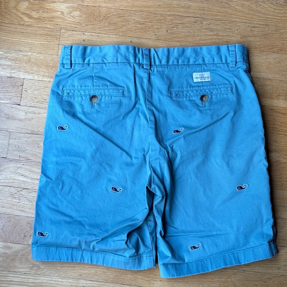 Vineyard Vines Light Blue Embroidered Shorts - Picture 2 of 3